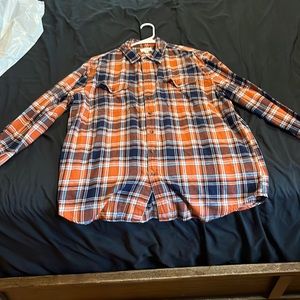 XL Sonoma plaid button down shirt with collar, long sleeve, button down.